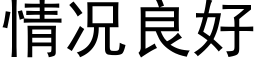 情況良好 (黑體矢量字庫)