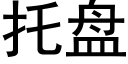 托盘 (黑体矢量字库)