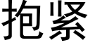 抱緊 (黑體矢量字庫)