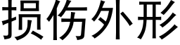 损伤外形 (黑体矢量字库)