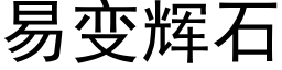 易變輝石 (黑體矢量字庫)