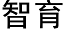 智育 (黑體矢量字庫)