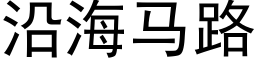 沿海马路 (黑体矢量字库)