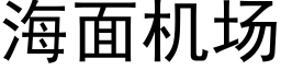 海面機場 (黑體矢量字庫)