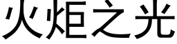 火炬之光 (黑体矢量字库)