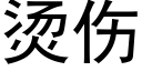 烫伤 (黑体矢量字库)