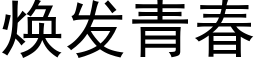 焕发青春 (黑体矢量字库)