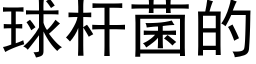 球杆菌的 (黑体矢量字库)