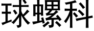 球螺科 (黑体矢量字库)