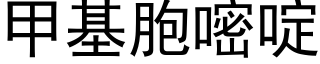 甲基胞嘧啶 (黑體矢量字庫)