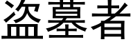 盗墓者 (黑体矢量字库)