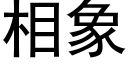 相象 (黑體矢量字庫)