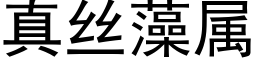 真丝藻属 (黑体矢量字库)