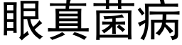 眼真菌病 (黑體矢量字庫)