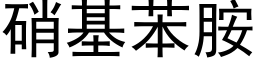 硝基苯胺 (黑體矢量字庫)