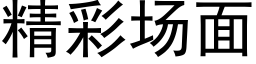 精彩场面 (黑体矢量字库)