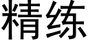 精练 (黑体矢量字库)