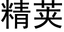 精荚 (黑体矢量字库)