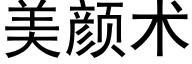 美颜术 (黑体矢量字库)