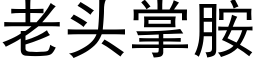 老头掌胺 (黑体矢量字库)