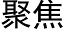 聚焦 (黑体矢量字库)