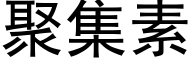 聚集素 (黑體矢量字庫)