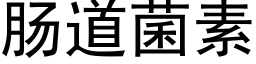 肠道菌素 (黑体矢量字库)