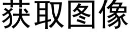 獲取圖像 (黑體矢量字庫)