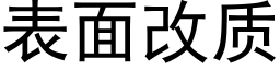 表面改质 (黑体矢量字库)