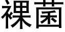 裸菌 (黑體矢量字庫)