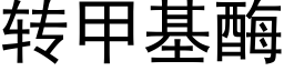 转甲基酶 (黑体矢量字库)