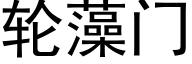 轮藻门 (黑体矢量字库)