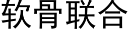 软骨联合 (黑体矢量字库)