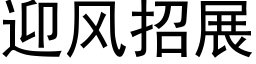 迎风招展 (黑体矢量字库)