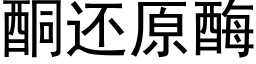 酮还原酶 (黑体矢量字库)