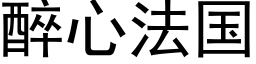 醉心法國 (黑體矢量字庫)