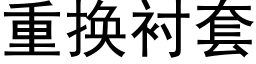 重换衬套 (黑体矢量字库)