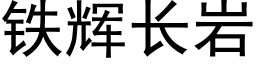 铁辉长岩 (黑体矢量字库)