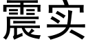 震实 (黑体矢量字库)