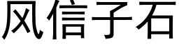 風信子石 (黑體矢量字庫)