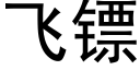 飛镖 (黑體矢量字庫)