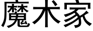 魔術家 (黑體矢量字庫)