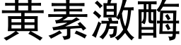 黃素激酶 (黑體矢量字庫)