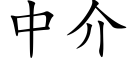 中介 (楷体矢量字库)