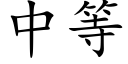 中等 (楷體矢量字庫)