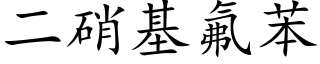 二硝基氟苯 (楷體矢量字庫)