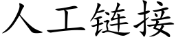 人工链接 (楷体矢量字库)