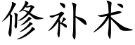 修補術 (楷體矢量字庫)