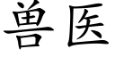 兽医 (楷体矢量字库)