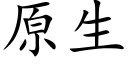 原生 (楷体矢量字库)